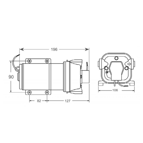 Autoclave 12V Automatique SEAFLO 17L/min 40 PSI – Pour Bateau, Camping-car, Nautisme