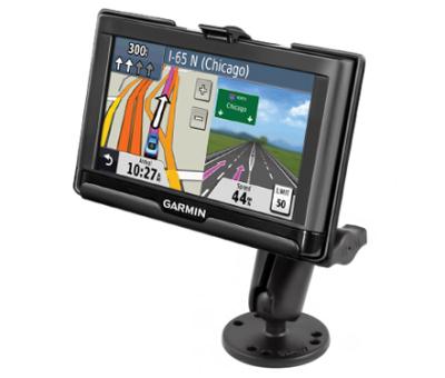 Supporto superficie piana per Garmin dezl OTR700 RAM B 138L GA77LU CON ANTIFURTO E SGANCIO