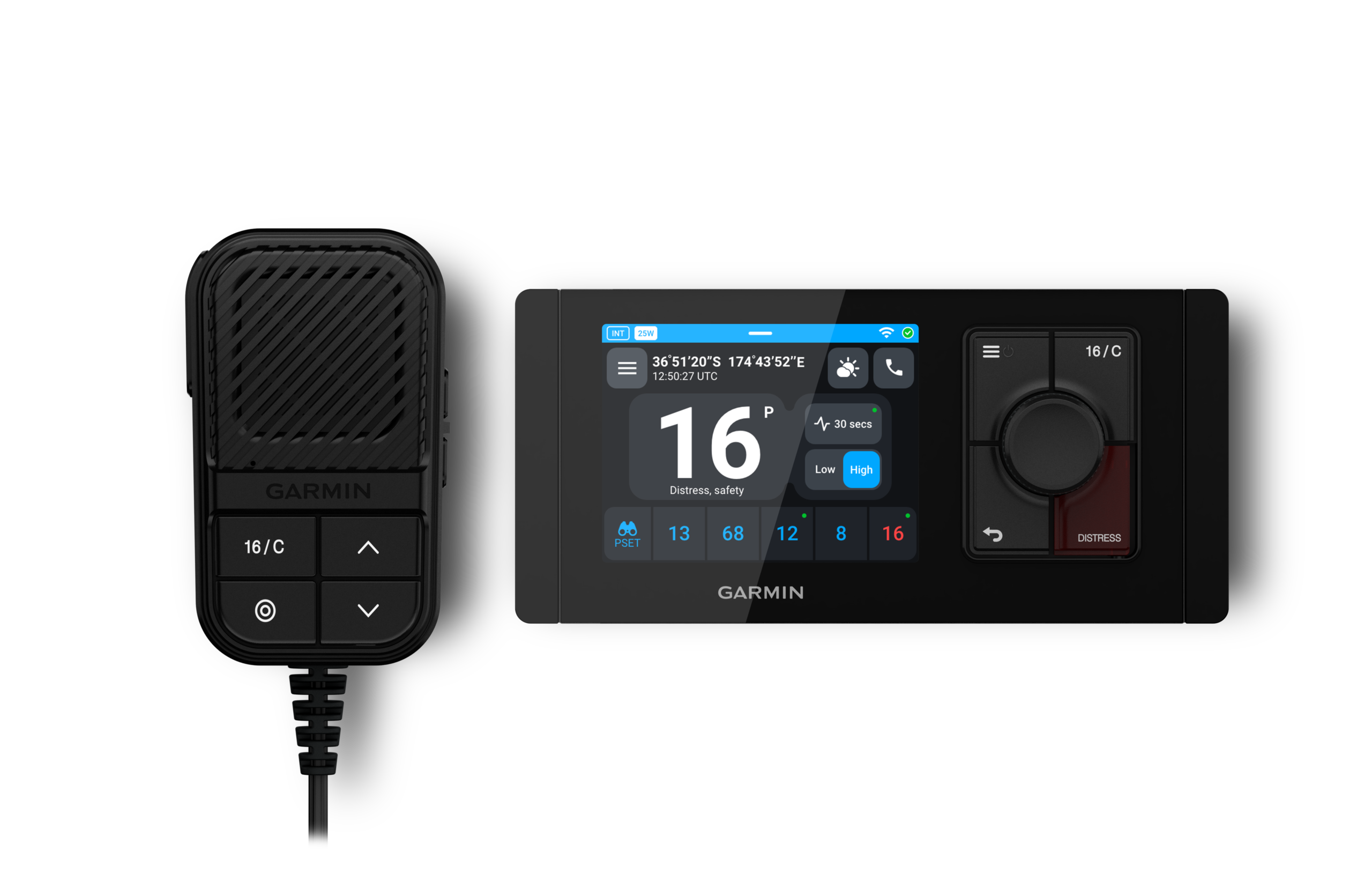 Garmin_Signal_Marine_VHF_Radio_And_Remote_HR_Front_Packaging_0015_Garmin_Signal_VHF_Hero