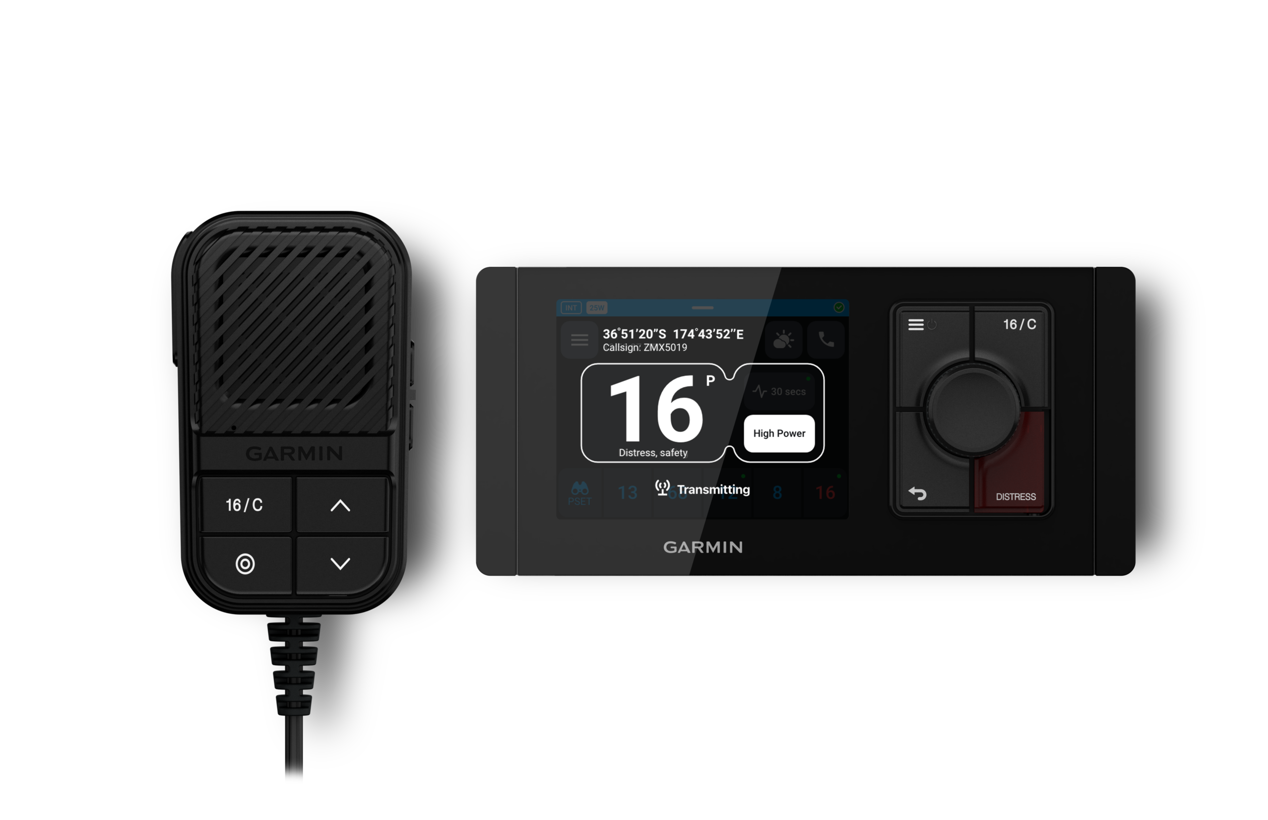 HeadUnit_And_Remote_Front_RM100_Packaging_0023_Garmin_Signal_VHF_Transmitting